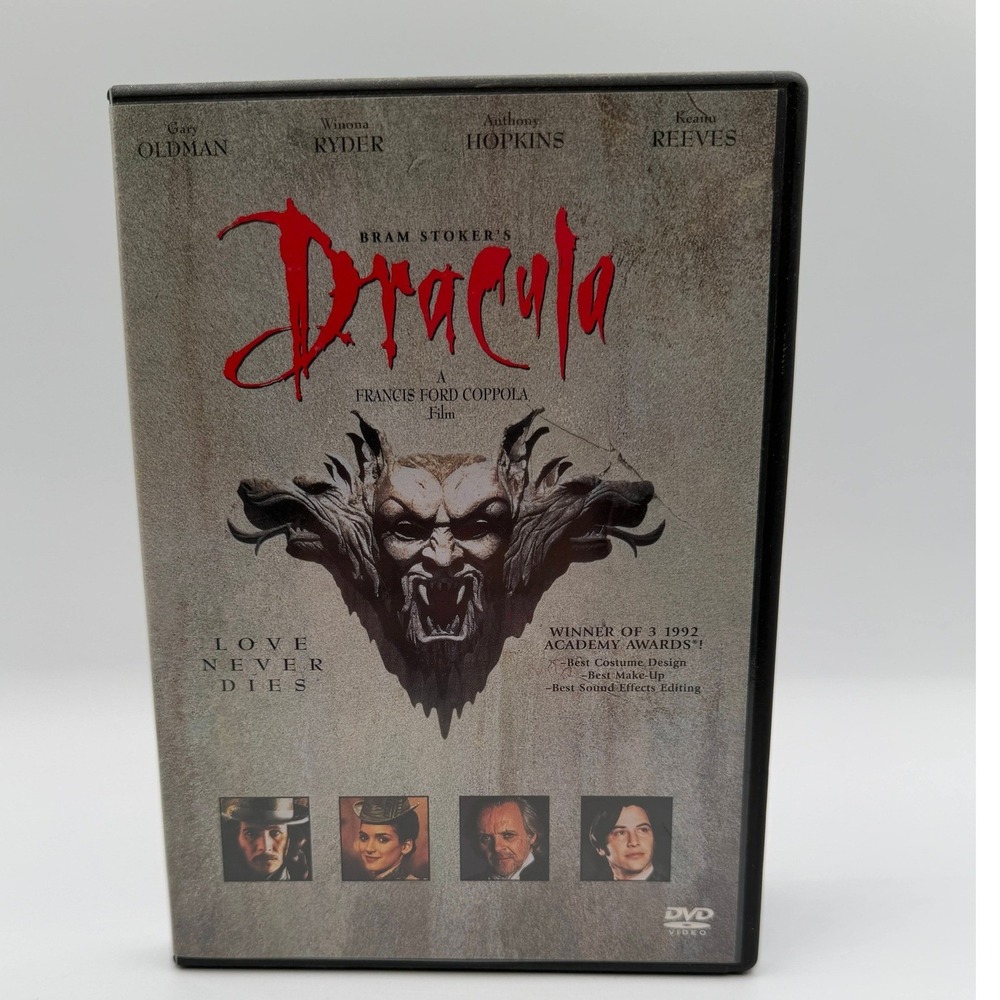 Bram Stokers Dracula DVD 1992 Francis Ford Coppola Gary Oldman Winona Ryder